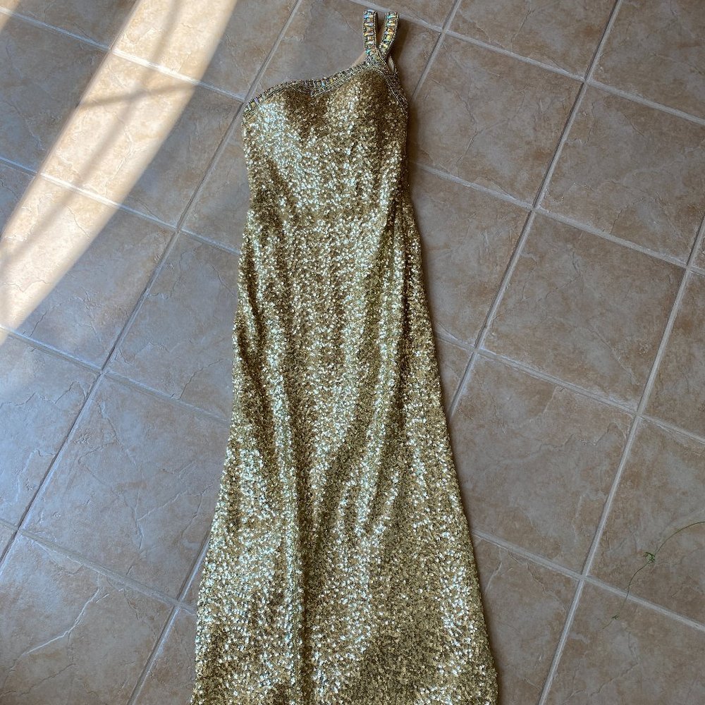 La Femme One Shoulder Dress